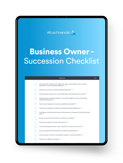 Business Owner - Succession Checklist_ipad-2